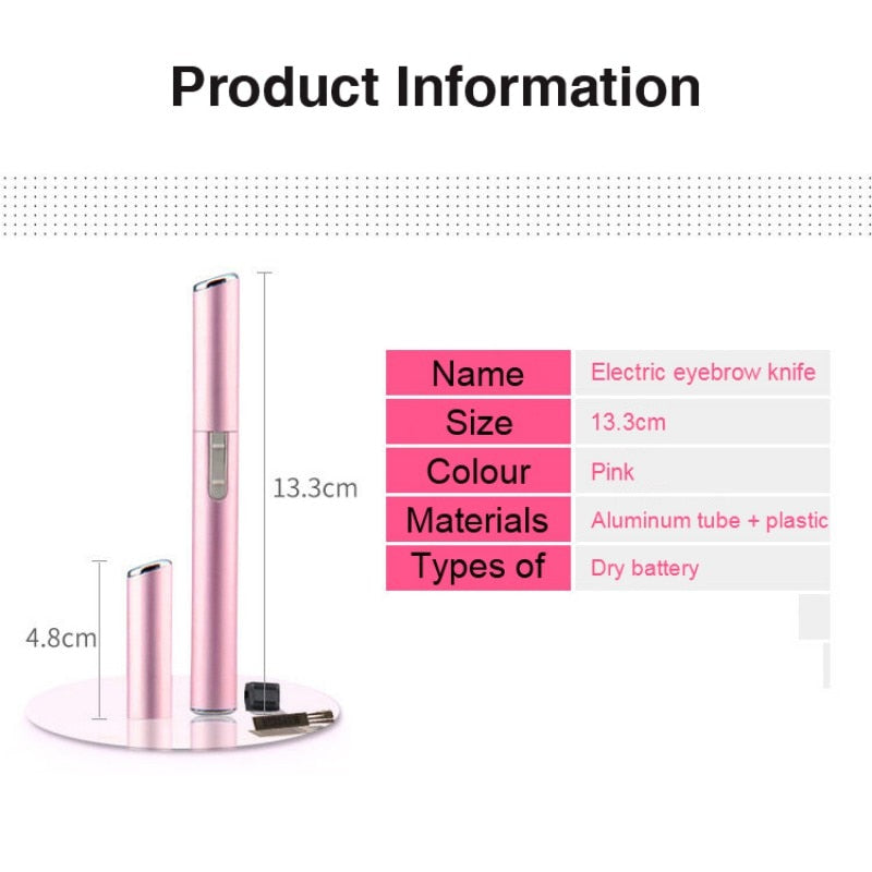 Electric eyebrow shaping tools Lady